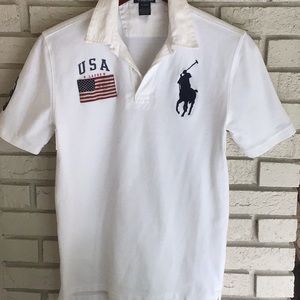 Polo Ralph Lauren Boys Flag Polo Shirt size XL (18-20)